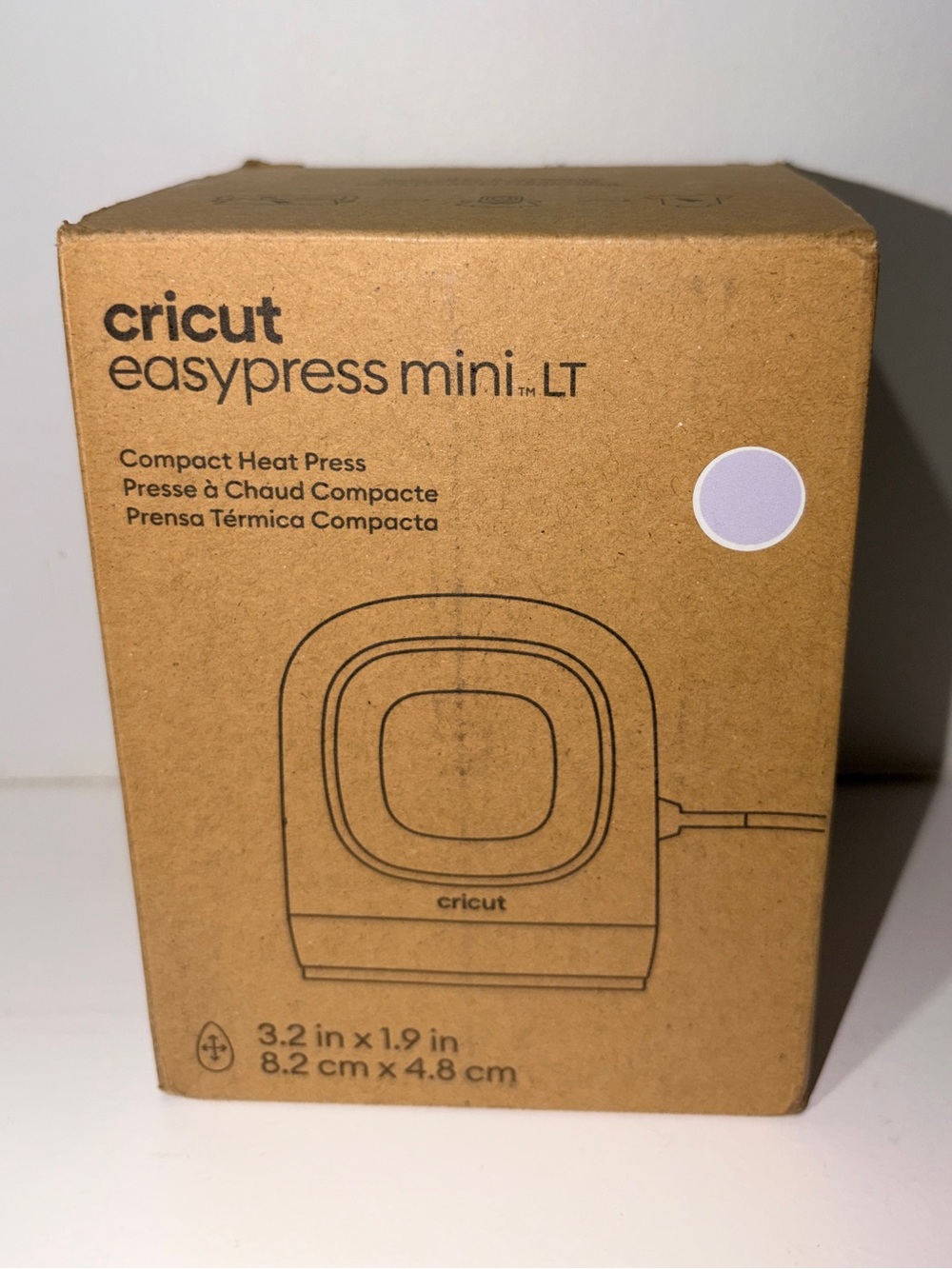 BNIB/Sealed Cricut EasyPress Mini™ LT - Lavender - Mini Heat Press